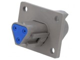 Conector cablu-cablu PX0 tată 3 pini montare panou