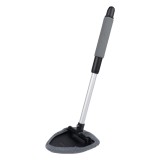 Spălător telescopic pentru geamuri, cu microfibră triunghiulară AMIO-03858