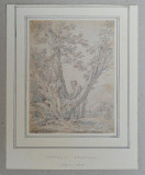 Desen original Cornelis Apostool (1762-1844), Peisaje, Carbune, Altul