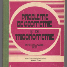 C9777 - PROBLEME DE GEOMETRIE SI DE TRIGONOMETRIE - IANUS, SOARE, CLASELE IX-X