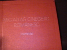 MIC ATLAS CINEGETIC ROMANESC-MAMIFERE-DR. LUCIAN MANOLACHE-DR. GABRIELA DISESCU- foto