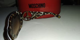 Moschino Ochelari Soare Dama, Plastic, Maro