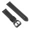 Curea piele naturala compatibila Xiaomi Watch S1, Telescoape QR, 22mm, Negru Mat