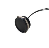 Buton tactil piezoelectric SPST, 22mm, metalic, NO, 12-24V DC, 0.2A, IP67, impuls (trigger)