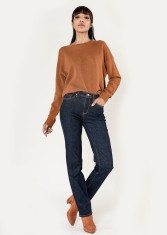 Blugi Dama Albastru inchis Straight Nina Carter P517-18 M9