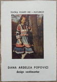 Brosura expozitie design vestimentar Dana Ardelea Popovici 1990