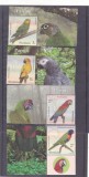 ROMANIA 2023 PAPAGALI Serie 4 valori cu margine LP.2427 MNH**