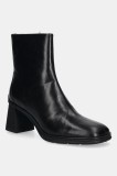Vagabond Shoemakers cizme de piele JANINE culoarea negru, cu toc drept, 6038-001-20