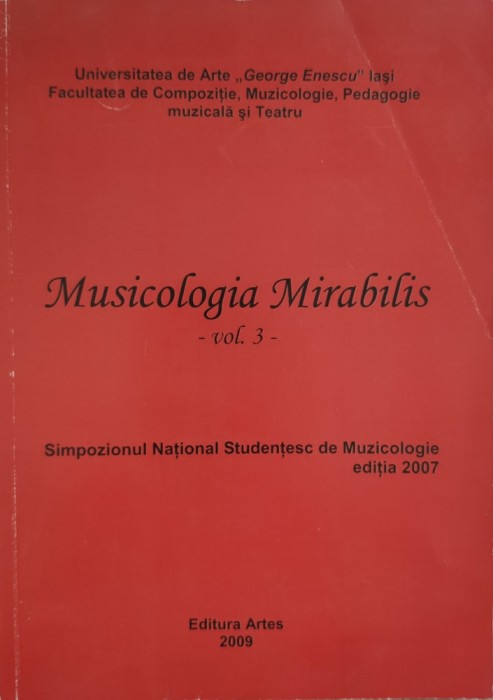 Musicologia Mirabilis Vol. 3 - Colectiv ,557999