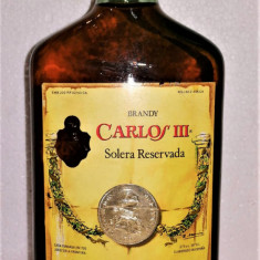 RARITATE, BRANDY FCARLOS III, RISERVA SOLERA CL 375 GR 38