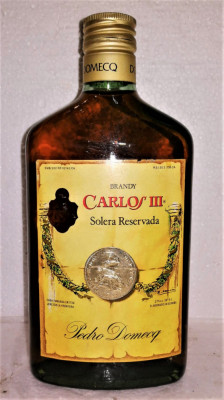 RARITATE, BRANDY FCARLOS III, RISERVA SOLERA CL 375 GR 38 foto