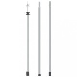 St&acirc;lp telescopic pentru prelată, 102-260 cm, aluminiu