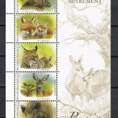 195-BELGIA 2014-ANIMALE - ANIMALE-Bloc nestampilat Mi nr 181MNH