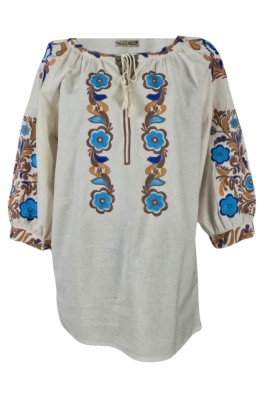Bluza tip ie dama B2, bej/maro , marimea S foto
