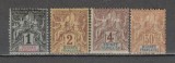 Guineea.1892/01 Alegoria 4 buc. MG.8