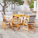 VidaXL Set mobilier de grădină, 5 piese, lemn masiv de acacia