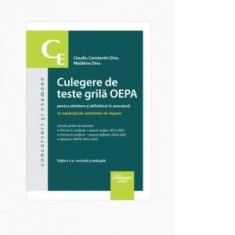 Culegere de teste grila OEPA pentru admitere si definitivat in avocatura. Editia a 2-a - Claudiu Constantin Dinu, Madalina Dinu