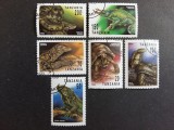 Tanzania 1993 - Fauna / Reptile, set complet 6 timbre obliterate -A583