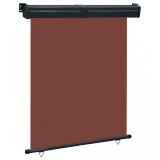 VidaXL Copertină laterală de balcon, maro, 145x250 cm