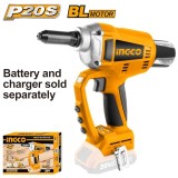 Cumpara ieftin Pistol pentru Nituri nituit electric 20v, 25mm, 20kN, fara acumulator Ingco CRTLI2005