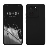 Husa Kwmobile pentru Xiaomi 13T/13T Pro, Negru, Silicon, KWM000020IU001C, Carcasa