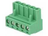 Regletă de conexiuni deconectabilă 5,08mm cu 5 piste