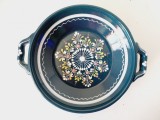 Cumpara ieftin Farfurie bol ceramica Gmundner Keramik Austria Hand Made, motiv etno rustic