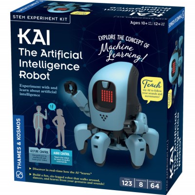 Kit constructie STEM KAI Robotul cu inteligenta artificiala Thames &amp;amp;amp; Kosmos 123 piese foto