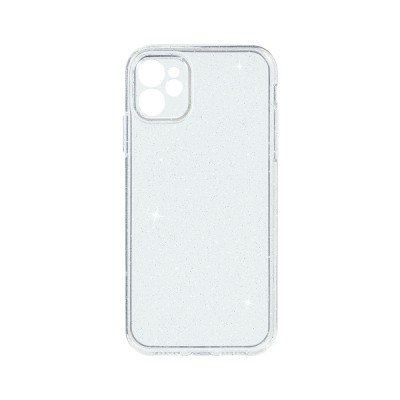 Husa BestCase&amp;reg; Crystal Glitter 2MM, Compatibila Cu Apple iPhone 11, Anti-soc, foto