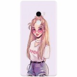Husa silicon pentru Xiaomi Mi Mix 2, Girl Look