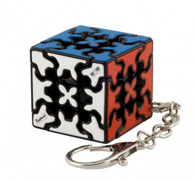 Cub Magic 3x3x3, QiYi Keychains Mini Gear, Key Ring, Stickerless, 496CUB foto