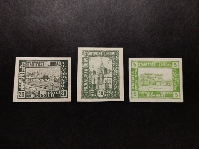 Polonia 1918 posta locala Luboml MLH