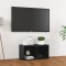 vidaXL Comodă TV, gri extralucios, 72x35x36,5 cm, PAL