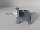 Elefant metal suport lumanare design modern tip Eames Elephant, 11x5x4cm