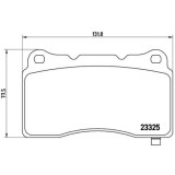 Placute frana Cadillac Ats Coupe, Ats, Ct6, Cts, Xts 09.11-; Chevrolet Camaro Convertible, Camaro, Corvette (C7), Corvette Cabriolet (C7); Hyundai Ge