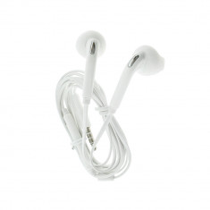 Casti In-Ear cu microfon, pentru Samsung S6, EG920LW, control pe fir, cablu 120 cm, conector jack 3.5mm, albe