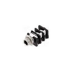 Conector jack, Jack 6,3mm, 3 contacte, mama, AMPHENOL - ACJS-MHOM