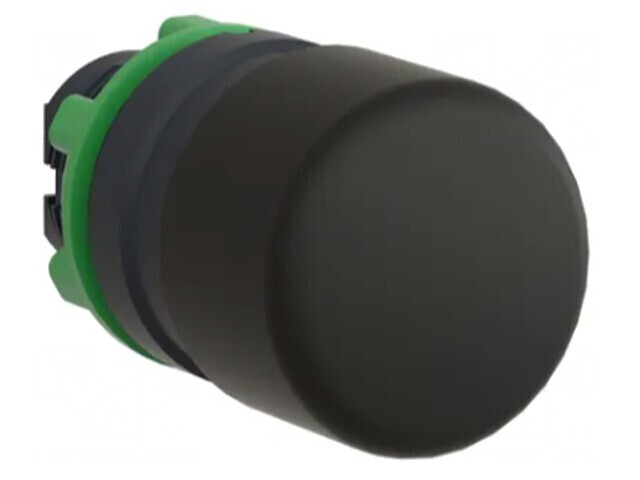 Comutator Derivație Negru 22mm 1 Poziție