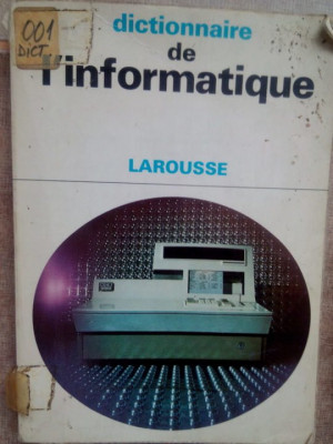 Jacques Bureau - Dictionnaire de l&amp;#039;informatique (1972) foto