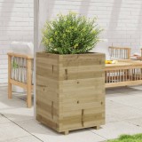 Cumpara ieftin Jardinieră de grădină, 50x50x72,5 cm, lemn de pin impregnat