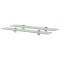 Gossi rafturi suspendate, 2 buc., 60 x 20 cm, sticla, 8 mm
