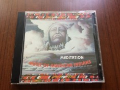 music of american indians meditation 2003 CDr disc muzica indiana ambientala traditionala folk electronica NM