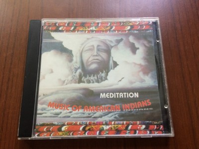 music of american indians meditation 2003 CDr disc muzica indiana ambientala traditionala folk electronica NM foto