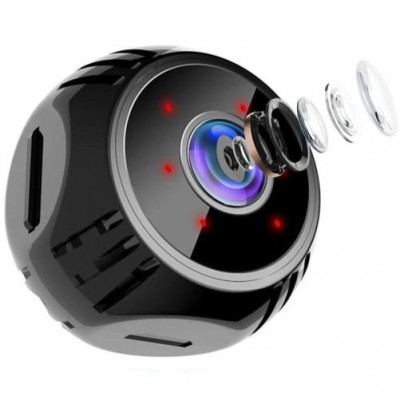 Mini Camera Spion iUni W8, Wi-Fi, Vizualizare Full HD, Senzor de miscare, Night Vision foto