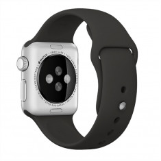 Curea Bratara Silicon Apple Watch 42mm 44mm Black