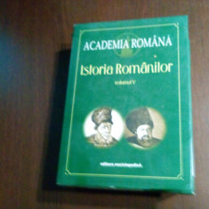 ISTORIA ROMANILOR -Vol.V (1601-1711/1716) - Virgil Candea -2003,1123p+ilustratii