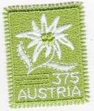 Austria 2005 flori timbru broderie MI 2538 MNH