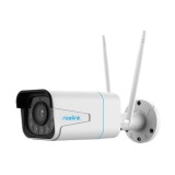 Camera supraveghere WiFi, Reolink RLC-511WA, 5 MP, zoom optic 5x, detectare persoana/vehicul, notificari Push pe telefon