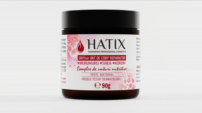 HATIX ENVYxir Unt de corp reparator 100% natural, 90 g foto