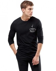 Bluza barbati neagra - Espresso Yourself II - 2XL